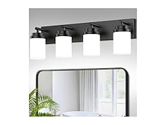 Modern LED 4-Light Bathroom Light Fixture