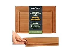 2Pcs Bamboo Cutting Board