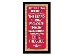 Houston Rockets 9.5" x 19" Sign