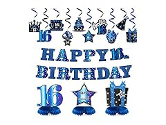 Sweet 16 Birthday Decorations (32 Piece)