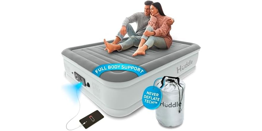 Huddle Luxury Air Bed with Dual Pump