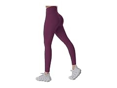 Sunzel Womens Leggings 28in M Black Cherry