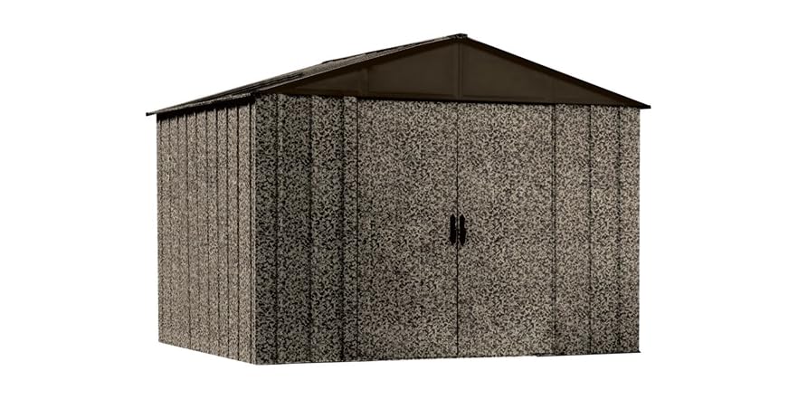 10' x 8' camo storage shed and floor kit