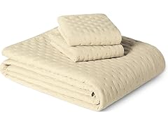 Amazon Basics Brushed Microfiber Quilt Set