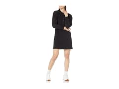 Amazon Essentials Sweatshirt Dress, Black (M)