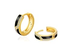 KRKC&CO NS615080 Hoop earrings men