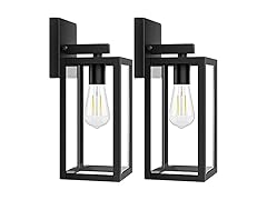 Brightever 2-Pack Outdoor Light Fixtures Wall Mount, Waterproof