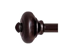 Decopolitan Burlingame 26-48" Curtain Rod, Oiled Bronze