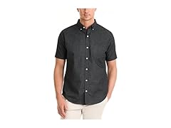 Van Heusen Men's Black Button Down (S)
