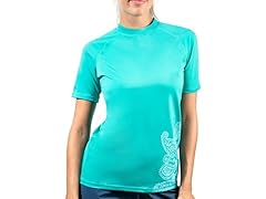 Kanu Surf Breeze Rashguard (XL) Lagoon