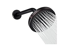 6" Rain Shower Head With 9" Arm