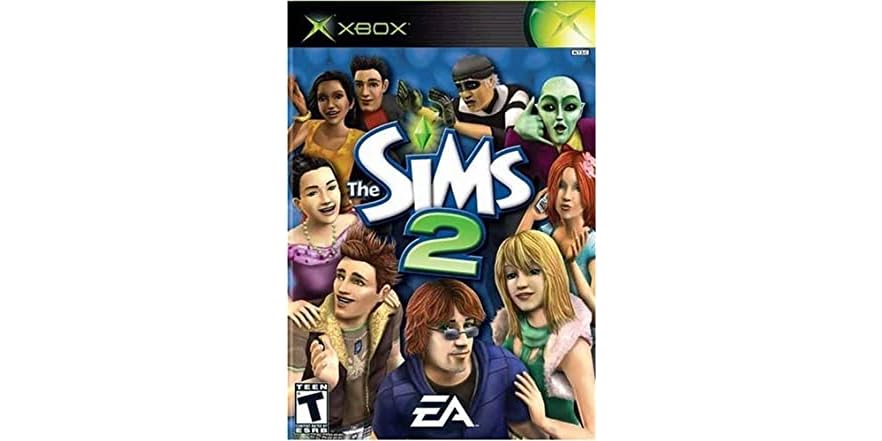 Jeu Vidéo Les Sims 2 Pour Xbox - Version Originale - Très Bon état