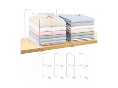 Vtopmart 12" Shelf Dividers, 4 Pack