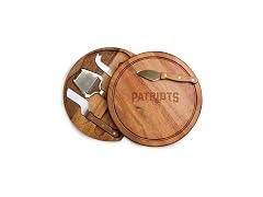 PICNIC TIME NFL New England Patriots Circo Cheese Board and Knife Set