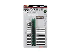Performance Tool 17pc 1/4" Dr. MET Socket Set