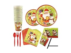 Christmas Party Supplies Set 176-Piece