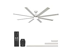 VONLUCE 72" Industrial Ceiling Fan w/ Light
