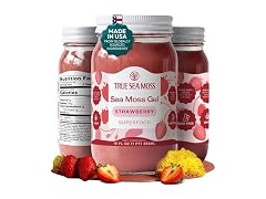 TrueSeaMoss Strawberry Sea Moss Gel 16oz