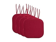 Memory Foam Chair Cushions w/ Ties