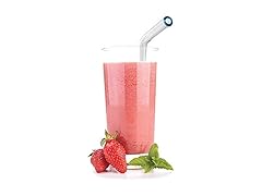 Extra-Wide 10mm Reusable Glass Drinking Straws