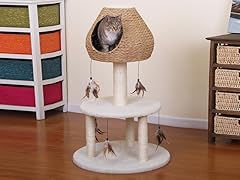 37" Paper Rope Two Level Cat Condo