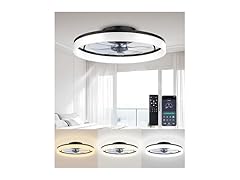 AQUBT 20" Modern Low Profile Ceiling Fan