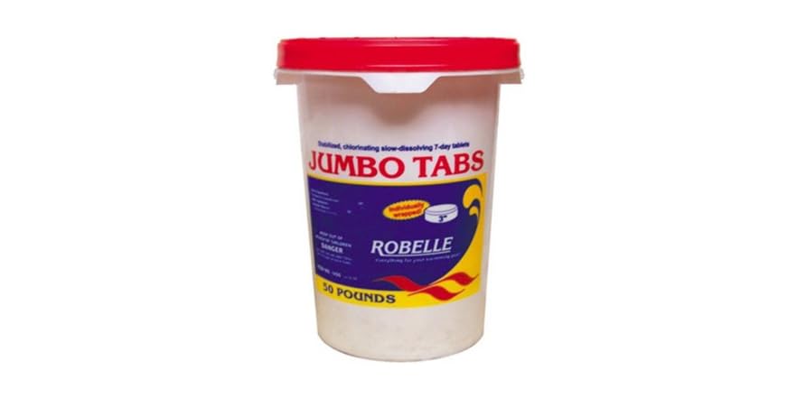 3-Inch Jumbo Chlorine Tabs, 50-Pound