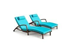 zzwhom Chaise Lounge Chairs Outdoor Set of 2