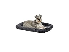 New World 30" Gray Bolster Dog Bed