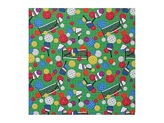 Mook Fabrics Cotton Pickle Ball, Green