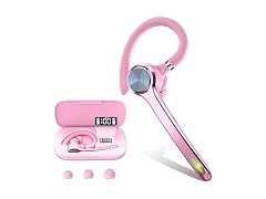 HEIBAS Bluetooth Headset (Pink)