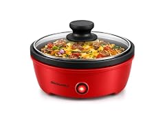 Elite Gourmet Stir Fry Griddle Pan, 650W