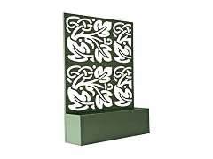 Oakland Living 6 ft. X 4 ft. Green  Metal Privacy Screen