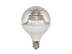 G16.5 E12 Candelabra Base LED Bulb-6 Pk