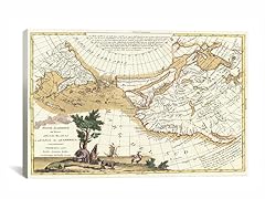 Antique Map Mare Del Sud  26x18