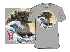 The Great Gojira off Kanagawa