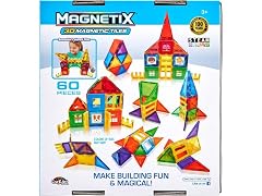 Cra-Z-Art Magnetix 60 Piece 3D Magnetic Tiles