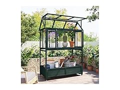 Merax Wood Portable Cold Frame Mini Greenhouse