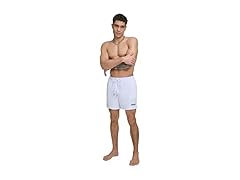 DKNY Men's Volley Swim Trunk White