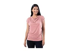 Wright's Women (S) Jersey Knit Top Ballerina Pink
