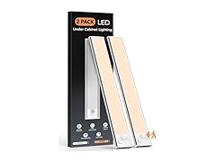 2PK VerRon Under Cabinet Lighting, Upgraded Rechargeable