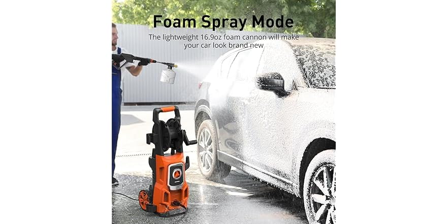 Aspiron pressure washer