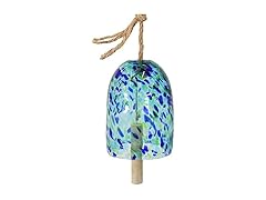 Sunnydaze Natural Melody Wind Bell 7.5" - Blue Freeze