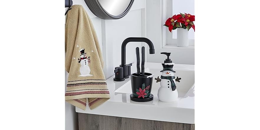 SKL Home Christmas/Winter Hand Towel Set