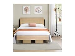 GarveeHome Full Size Boho Bed Frame