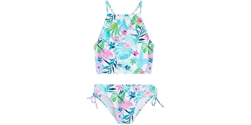 Kanu Surf Summer Dream – Tankini Da Bambina Con Regiseno, 82% Nylon E 18% Elastan, Vestibilità Comoda