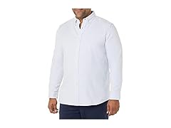 Mens Stretch Oxford Powder Blue Stripe (XS)