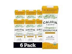 6PK Califia Farms - Organic Coconut Milk, 32 oz