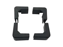 Tough Guy Corner Bumpers, Rubber, Black,