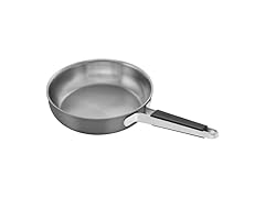 ZWILLING Pure 9.5-inch Stainless Steel Fry Pan, Grey
